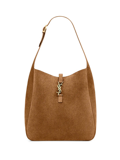 Le 5 ÿ 7 Supple Large Shoulder Bag in Suede