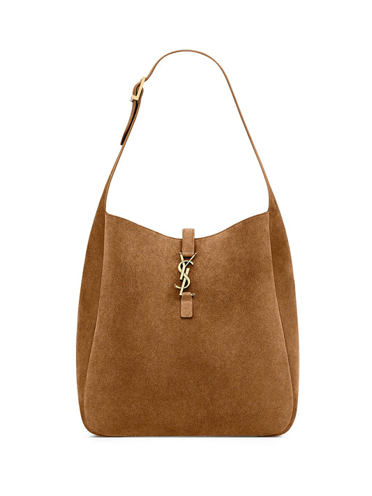 Le 5 ÿ 7 Supple Large Shoulder Bag in Suede