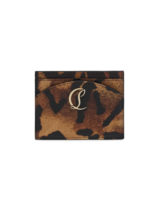 Loubi54 Printed Leather Card Case
