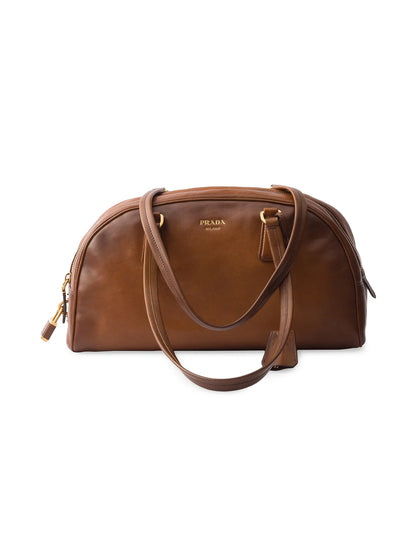 Bowling Medium Shoulder Leather Bag