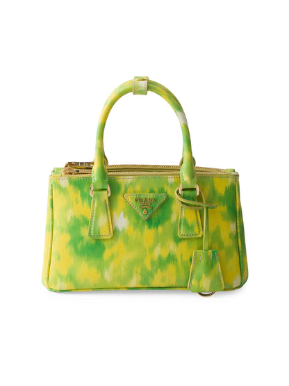 Galleria Mini Printed Saffiano Leather Top Handle Bag