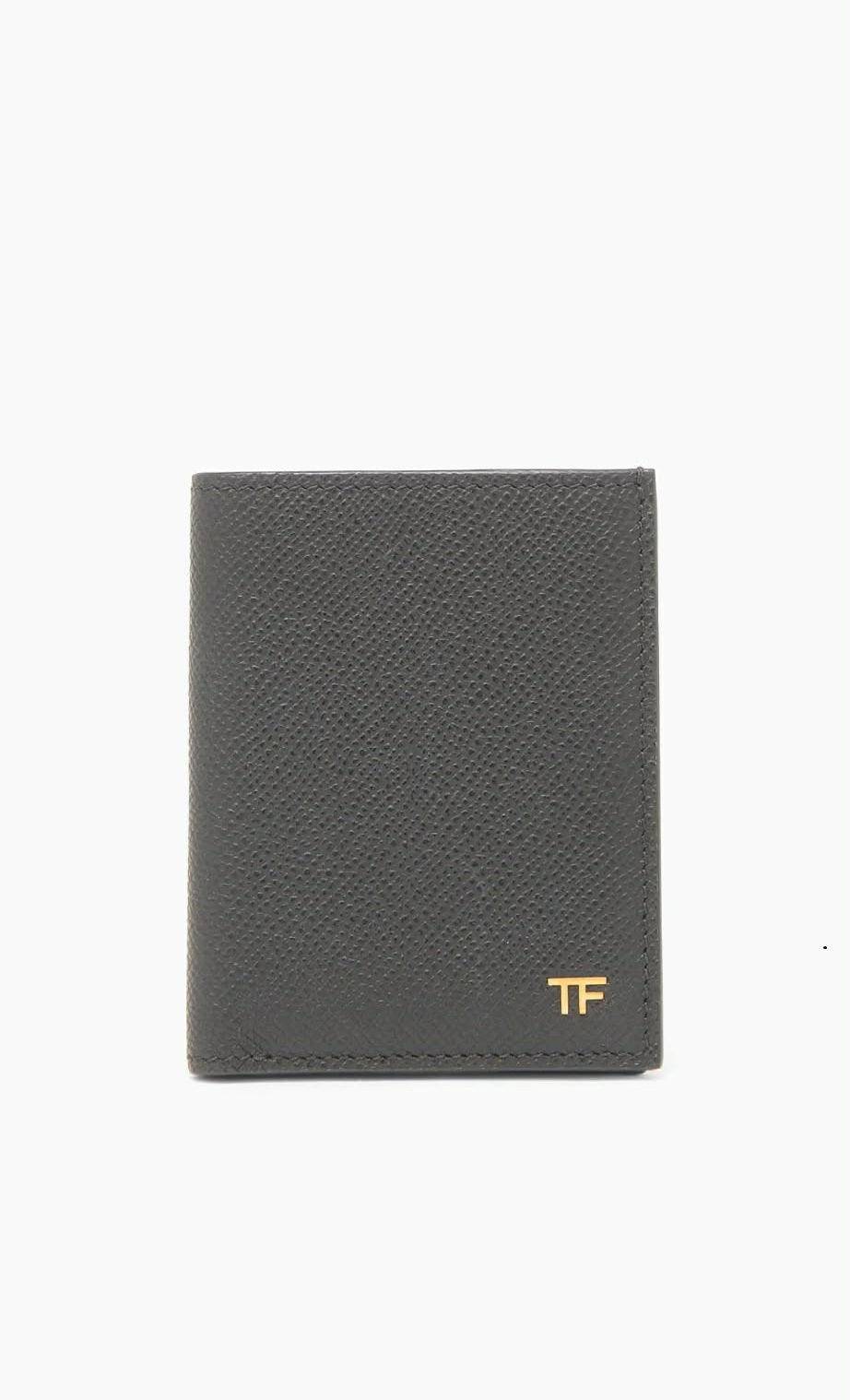 Logo Leather Bifold Card Case