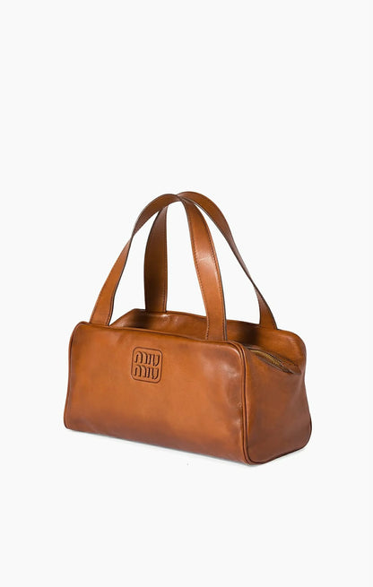Leather Top-Handle Bag
