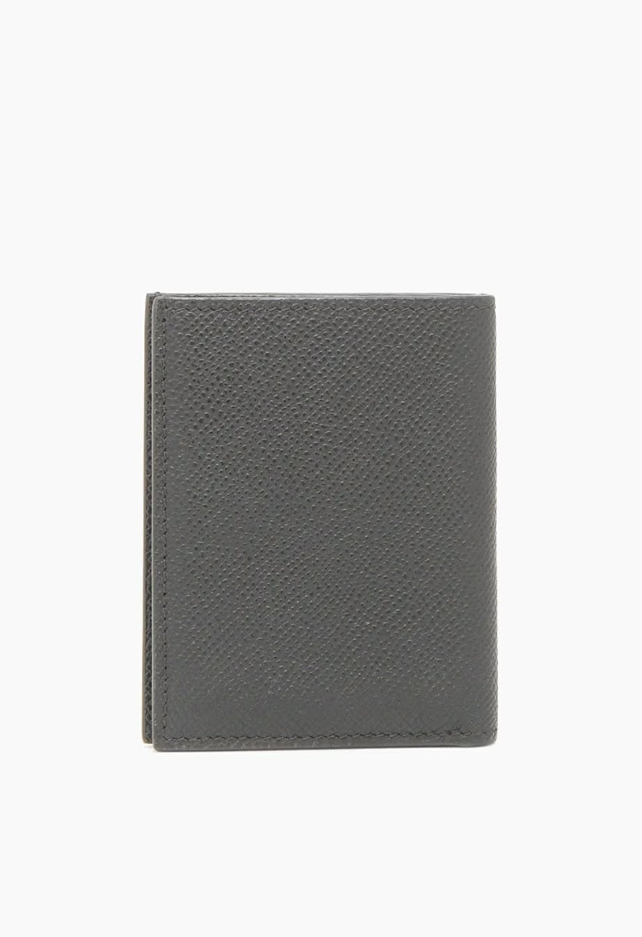 Logo Leather Bifold Card Case