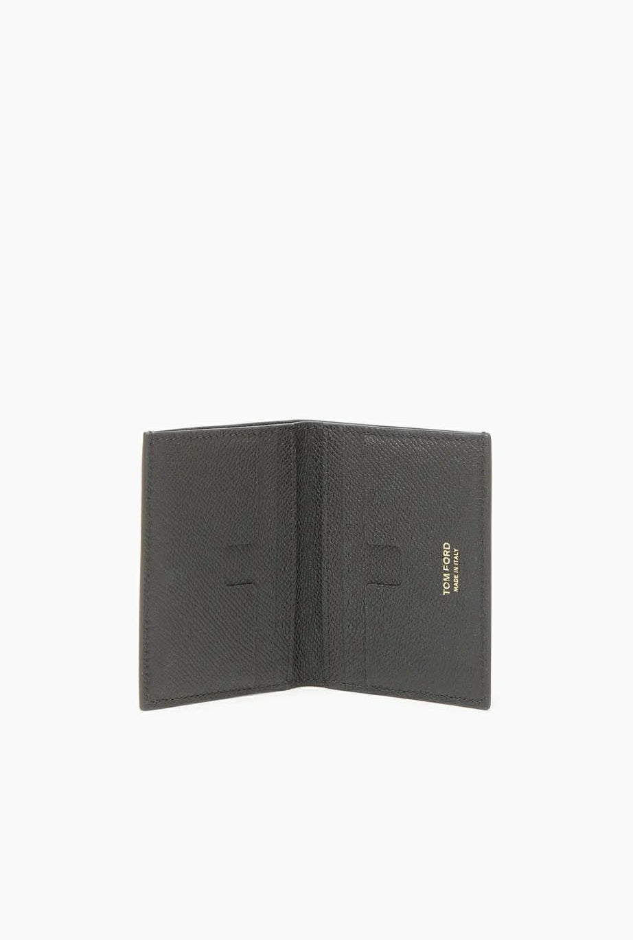 Logo Leather Bifold Card Case