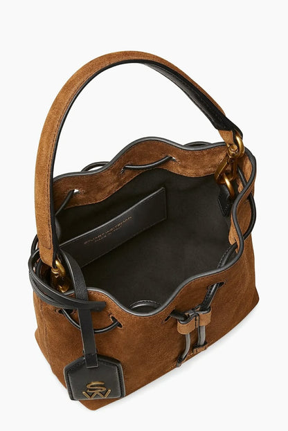 Mini Rae Suede Bucket Bag