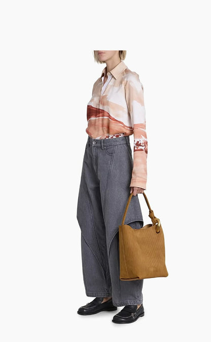 The JWA Corner Suede Bucket Bag